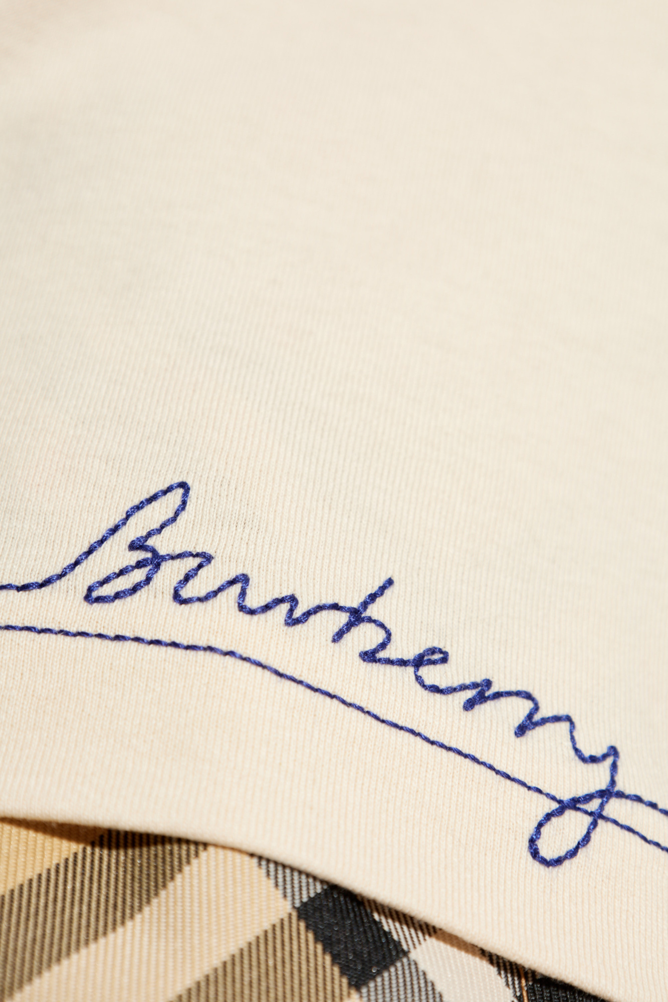 Cream T-shirt with logo Burberry - Vitkac GB Cream T-shirt with logo Burberry - Vitkac GB